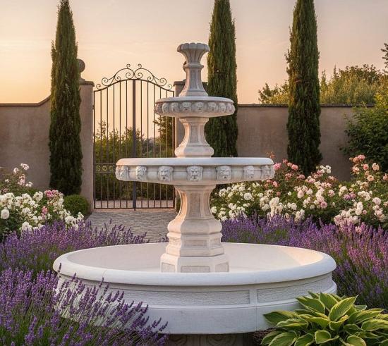 Kaskadenbrunnen Standbrunnen Gartenbrunnen